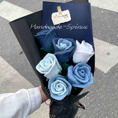 かぎ針編み花パーツ 薔薇 オーダー受付 *専用ページ 手芸素材・材料