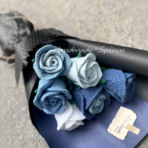 ハンドメイド · かぎ針編み · バラの花束 · 花 · シミュレーション