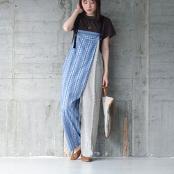 姿の美しいサロペットパンツ】サイズSML 丈詰め無料 コットン