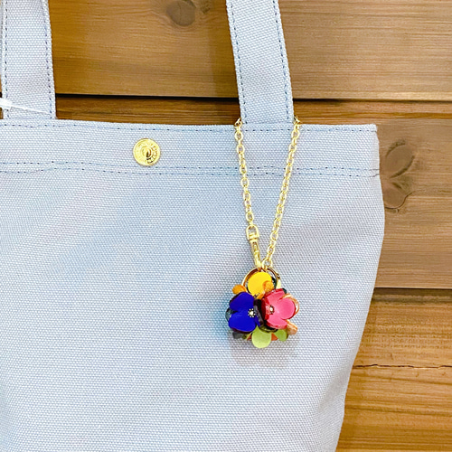 ワックスコード付】バッグチャーム用チェーン金具 その他素材