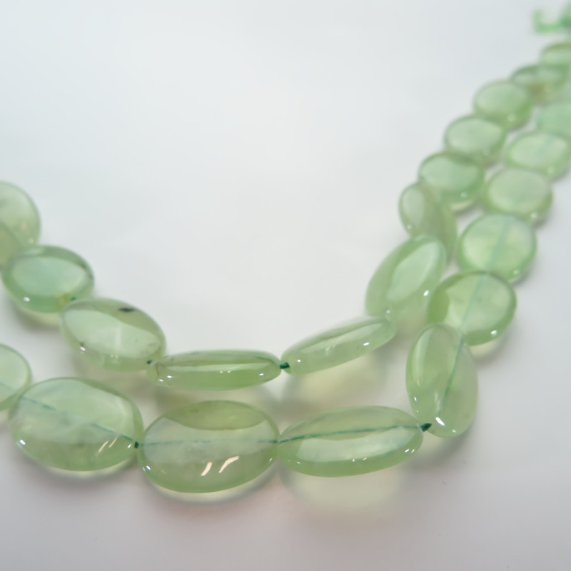 PRNGE-OVL0080　プレナイト　オーバル　18×25mm　1連