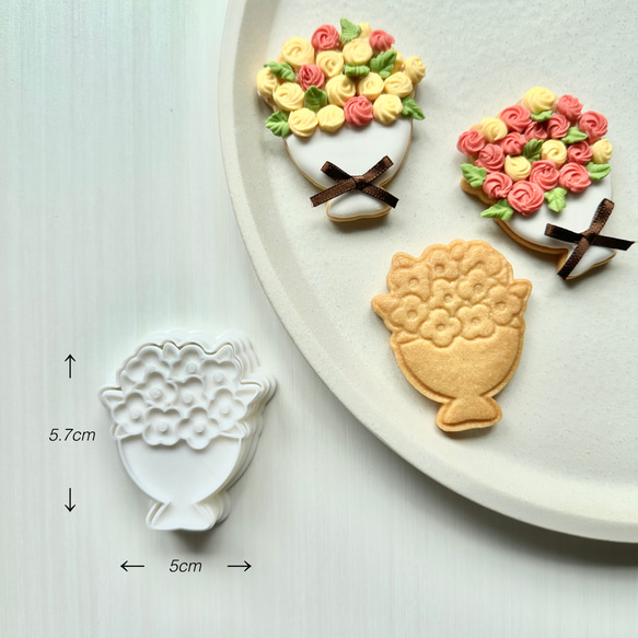 花束　クッキー型 1枚目の画像