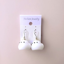 クリスマス　リースシマエナガピアス クリスマス リースシマエナガピアス