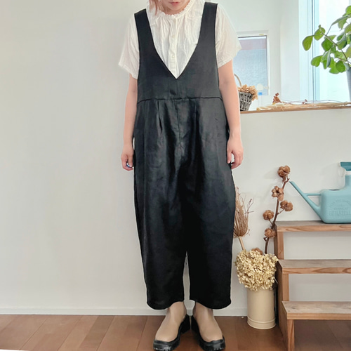 たるさめ　リネンサロペット リネンサロペット