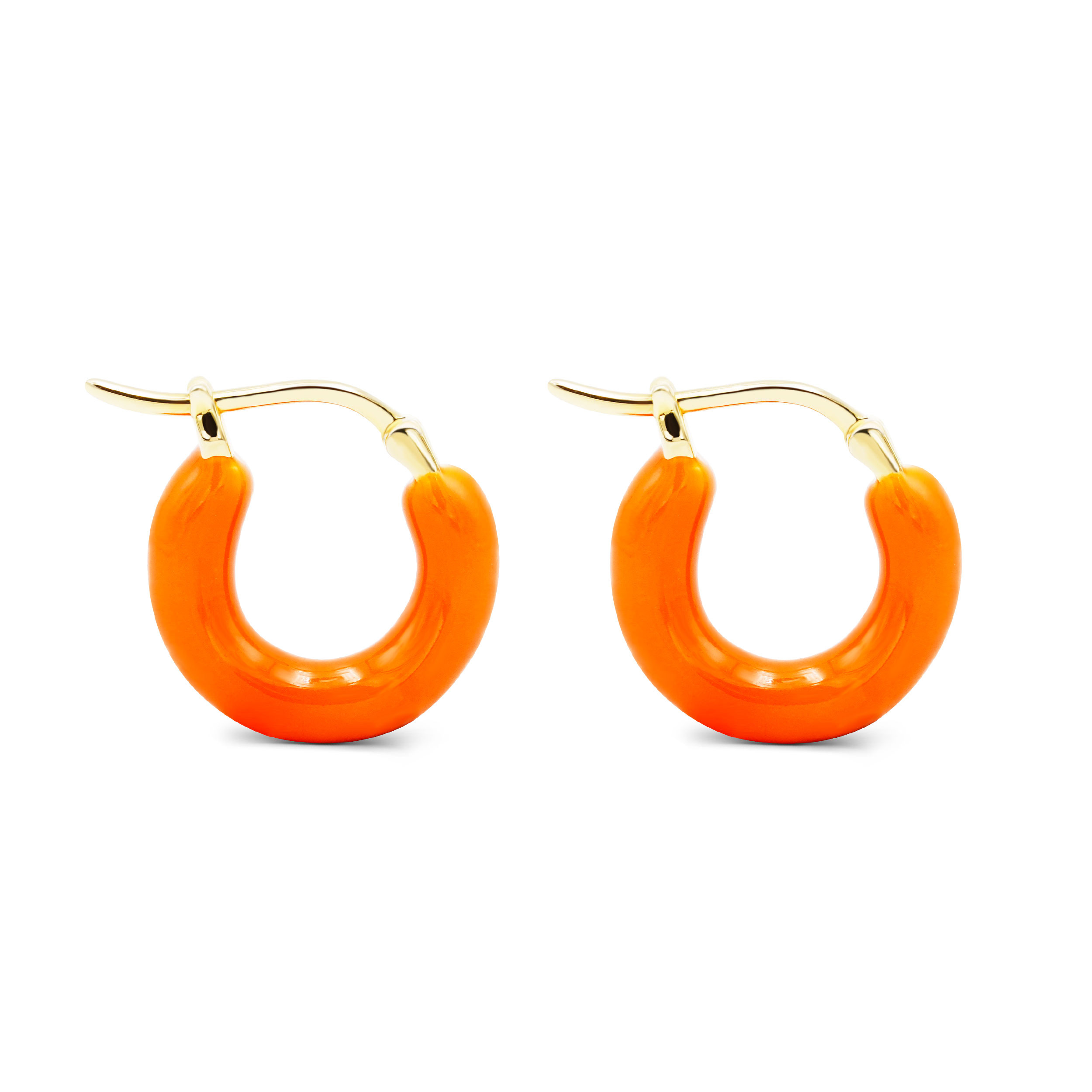 キャンデーカラーエナメル焼きフープピアスS 230328-004