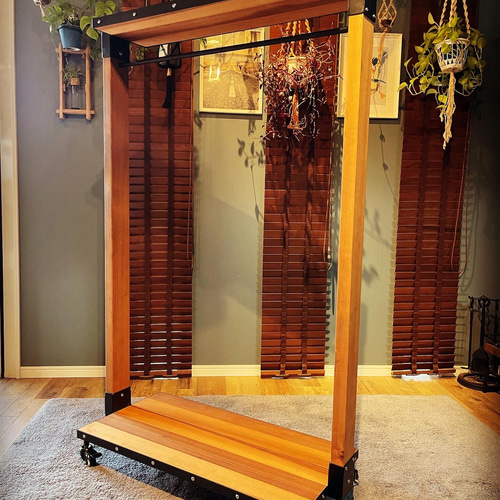 ハンガーラック　おしゃれ　店舗什器　インダストリアル ハンガーラック おしゃれ 店舗什器 インダストリアル : plumber