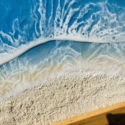 オーシャンアート レジンアート 部屋飾り 海 リゾート アートパネル