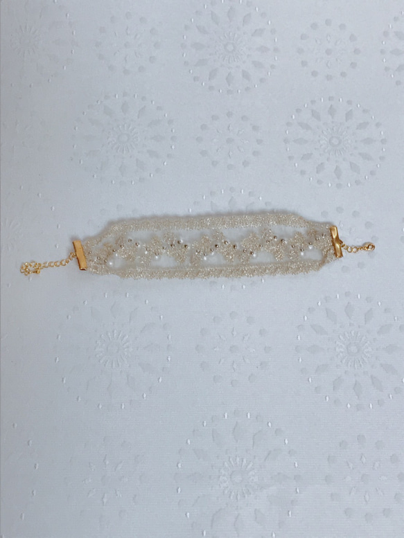 ribbon lace bracelet 10枚目の画像