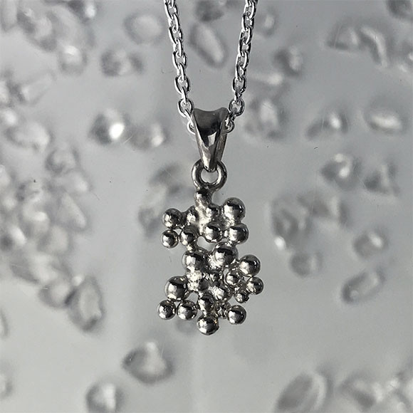 【つぶつぶ症候群】こぶり きみわるかわいい ペンダントトップ シルバー ごめんなさいチェーンは別売り