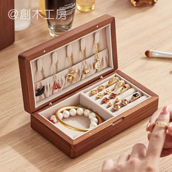 超軽量 アクセサリーケース 携帯用ジュエリー収納 イヤリング ピアス