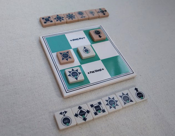 Pop-shogi　ポップ将棋　タイル製ボード 1枚目の画像