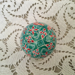 イースターエッグ(PYSANKY)  本物の卵です(๑˃̵ᴗ˂̵) 4枚目の画像