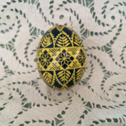 イースターエッグ(PYSANKY)  本物の卵です(๑˃̵ᴗ˂̵) 3枚目の画像