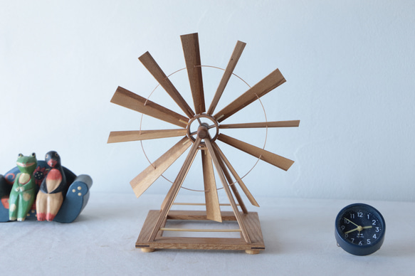 穏やかに回る木の風車 その他インテリア雑貨 あおぞら木工舎 通販