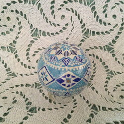 イースターエッグ(PYSANKY)  本物の卵です(๑˃̵ᴗ˂̵) 7枚目の画像