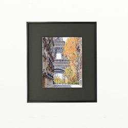 ポストカード ヨーロッパ風景画（組み合わせ自由4枚セット1.000円）No.226   秋のパリ 4枚目の画像