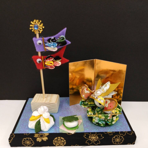 つまみ細工 5月人形 c26c96ff3573ca90fb47357c3a2c3d