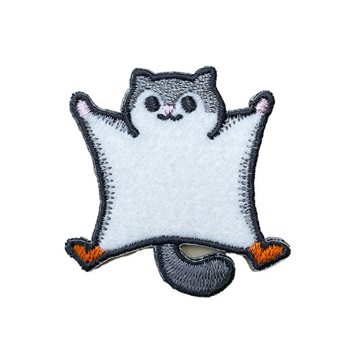 モモンガ】刺繍ステッカーワッペン ワッペン・アップリケ MONSTER