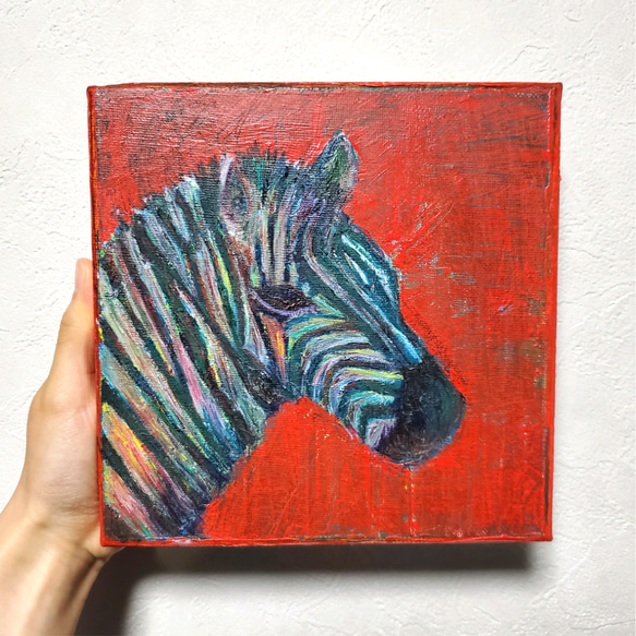 Okay 馬しまうま絵画