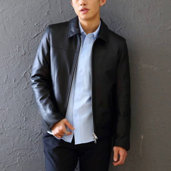 レザージャケット オーダージャケット メンズアウター ジャケット 本革ジャケット 大きいサイズ 小さいサイズ ★★★★★ 　　cm