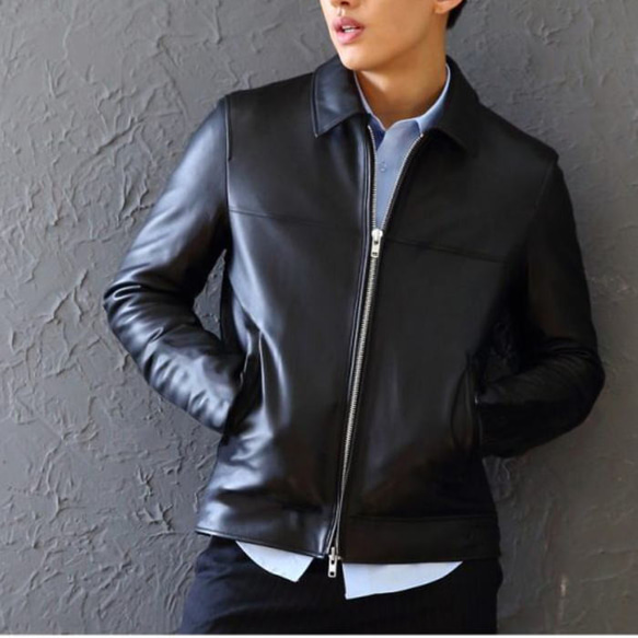 レザージャケット オーダージャケット メンズアウター ジャケット 本革ジャケット 大きいサイズ 小さいサイズ ★★★★★ 　　cm