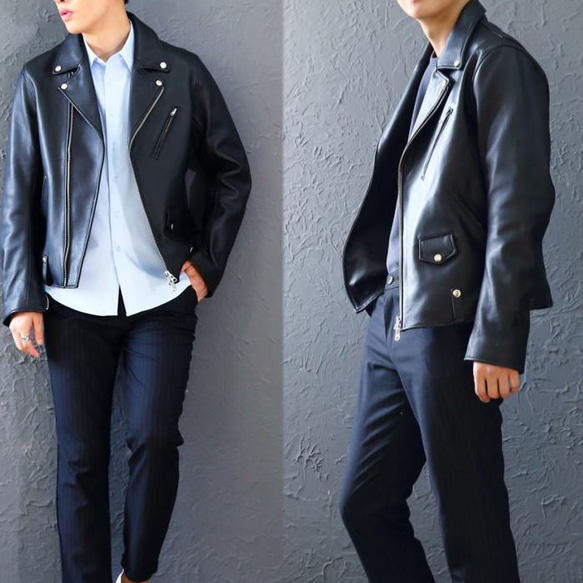 レザージャケット オーダージャケット メンズアウター ジャケット 本革ジャケット 大きいサイズ 小さいサイズ ★★★★★ 　　cm