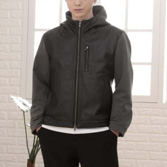 レザージャケット オーダージャケット メンズアウター ジャケット 本革ジャケット 大きいサイズ 小さいサイズ 秋冬新品 ブラック ワークレザージャケット トップコート バイカー メンズ 無地 レトロ アウトドアアウターコート UO2110692894(16302円)