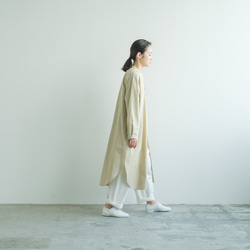 weather cloth cotton linen/raglan shirt one piece/rutabaga 2枚目の画像