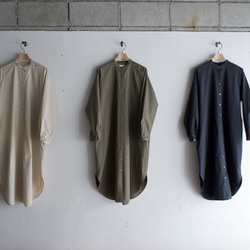 weather cloth cotton linen/raglan shirt one piece/rutabaga 12枚目の画像