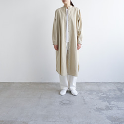 weather cloth cotton linen/raglan shirt one piece/rutabaga 4枚目の画像