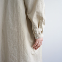 weather cloth cotton linen/raglan shirt one piece/rutabaga 7枚目の画像