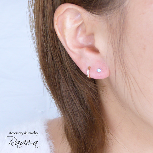 Blue Topaz K14WGブルートパーズピアス (NO.49426) – JEX宝石