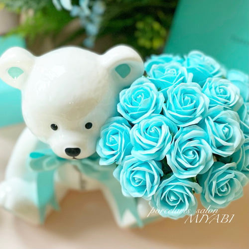 lucky bear♡ラッキーベア♡ソープフラワー付き その他