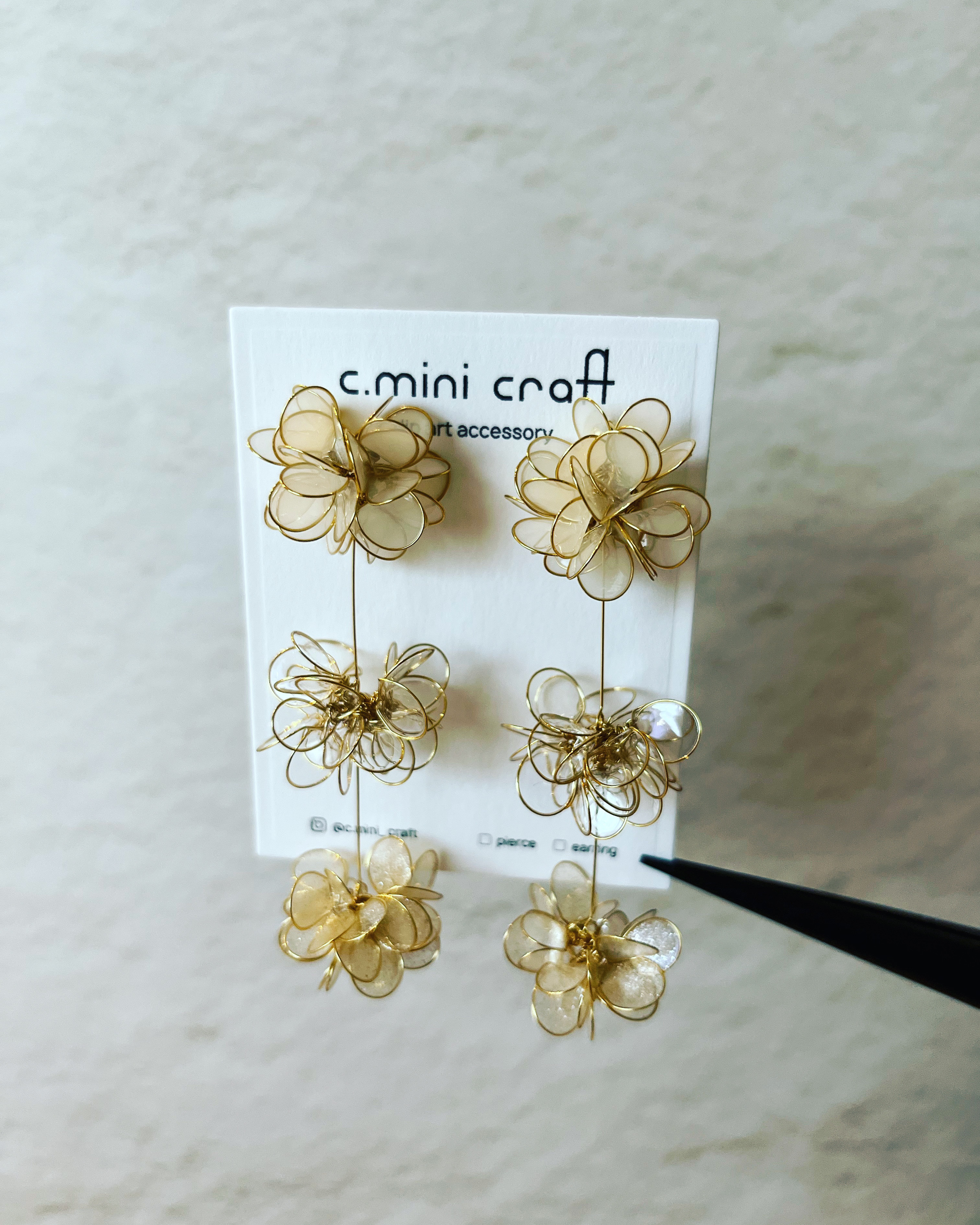 dip flower 【pierce・earring】
