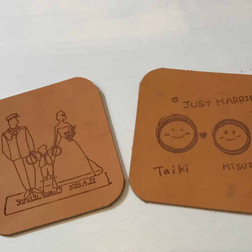 ◾️二人の記念、想い出に！2枚セット◾️リングピローや指輪の写真を  