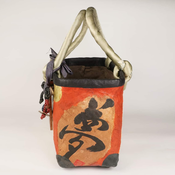 【一閑張・バック】鳥獣戯画　＊送料無料＊ 