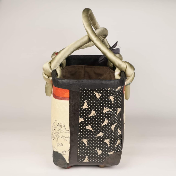 【一閑張・バック】鳥獣戯画　＊送料無料＊ 