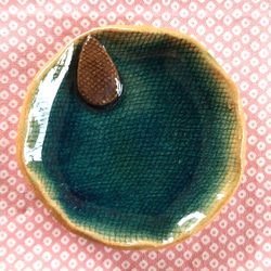 《春の福袋3点セット》陶の小皿【椰子の実】 5枚目の画像