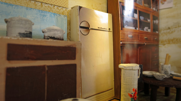「昭和」　夕食の支度　完成モデル　ジオラマ　ミニチュア　 11枚目の画像