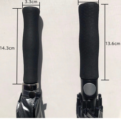 ゴルフ用傘のハンドルカバー　レザー　持ちやすい　日傘・雨傘兼用　本革　オシャレ　カンタン取り付け 7枚目の画像