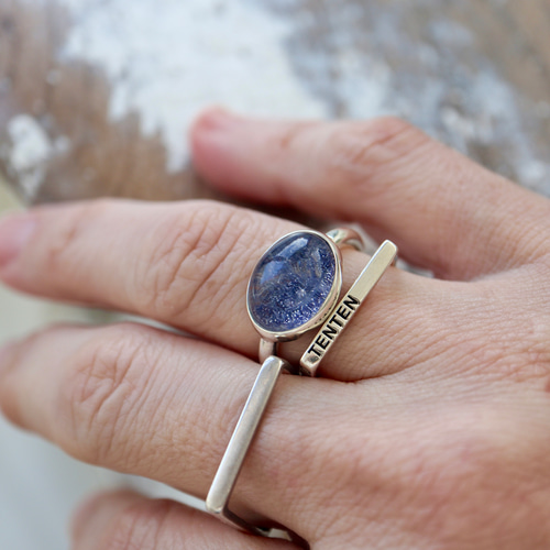 深海庭園デュモルチェライトインクォーツ] ring 指輪・リング