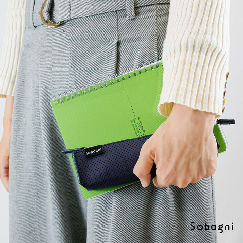 ☆Sobagni(ソバニ)☆オシャレなスリムペンケース☆パンチングペン