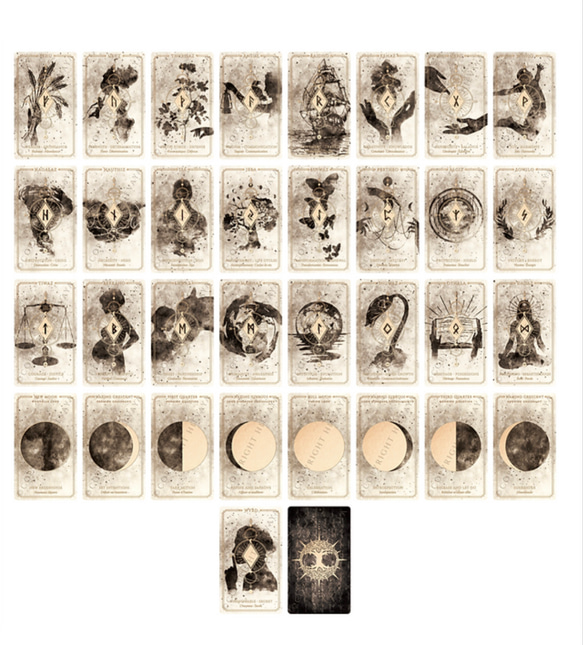 ルーニックオデッセイオラクルカード　White 5枚目の画像