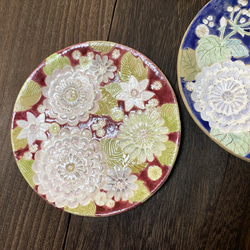 送料込み２枚セット　２色のオーブン陶土のお皿 10枚目の画像