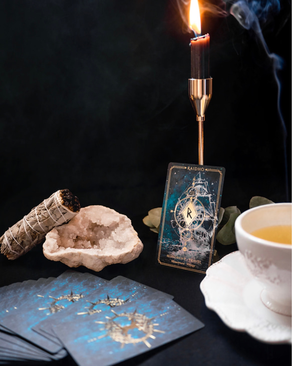 ルーニックオデッセイオラクルカード　Green 英語