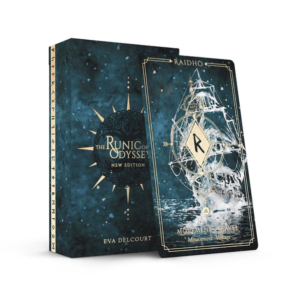 ルーニックオデッセイオラクルカード　Green 英語