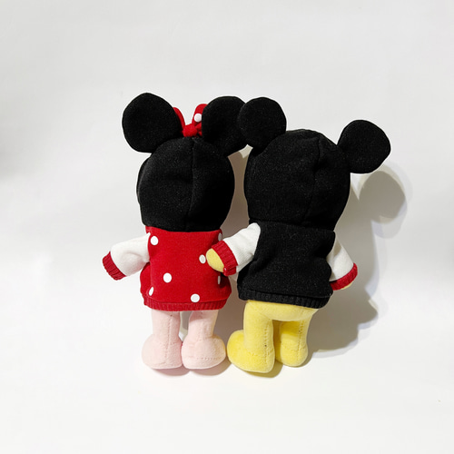美品】ぬいもーず nuiMOs ミッキー ミニー ぬいぐるみ 着せ替えセット
