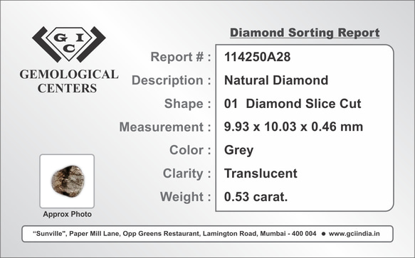 K18 YG スライスダイヤモンド リング 11枚目の画像