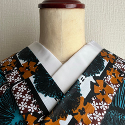 Sold ガーナアフリカン着物 WOODIN「花旅」フルオーダー／セミオーダー 7枚目の画像