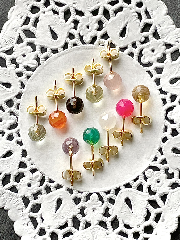 最終値下げ【美品】agete スタッズピアス　天然石 agete（アガット）｜公式オンラインストア
